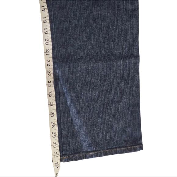 Ann Taylor Loft Women's Blue Wide Leg Retro Wash Jeans Size 8 New - Picture 4 of 7